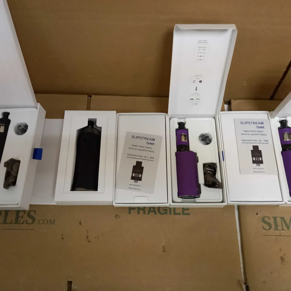 BOX OF ASSORTED E-CIGARETTE KITS TO INCLUDE INNOKIN AND ENDURA T18E SYSTEMS