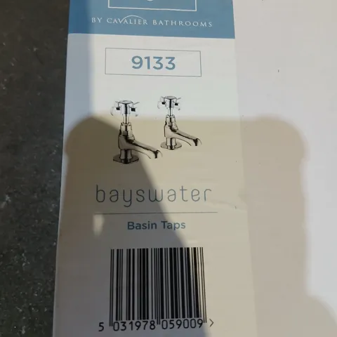 NIAGRA BAYSWATER BASIN TAPS – CHROME PAIR BY CAVALIER BATHROOMS (9133)