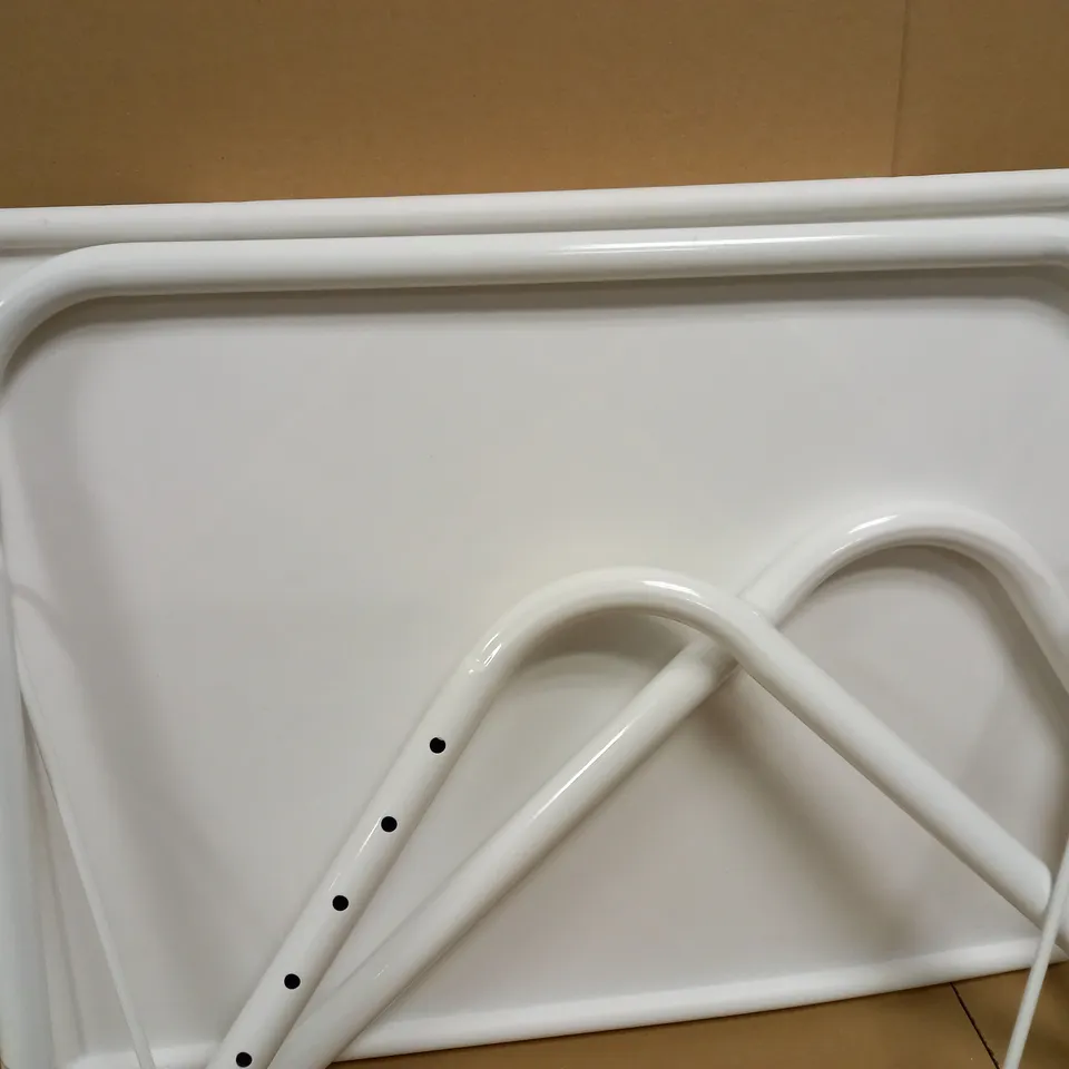 NRS HEALTHCARE PORTABLE TABLE VALET WHITE