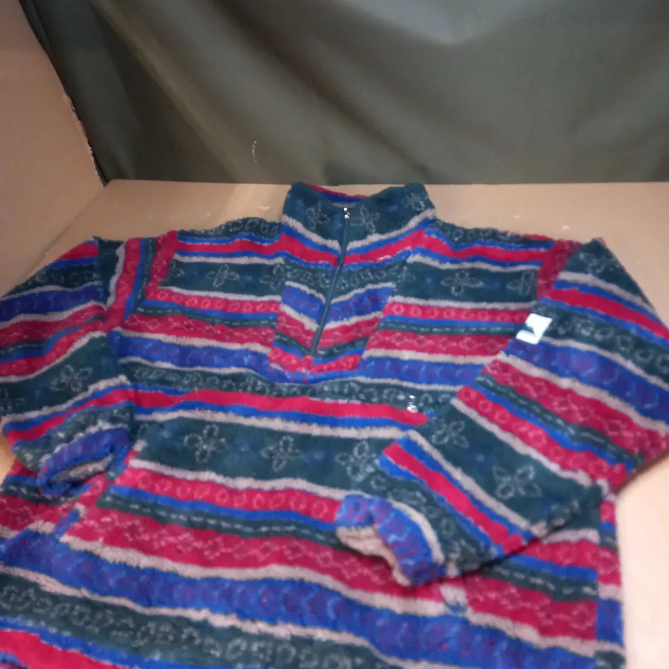 MENS TIMBERLAND 1/2 ZIPPED FLEECE SIZE L
