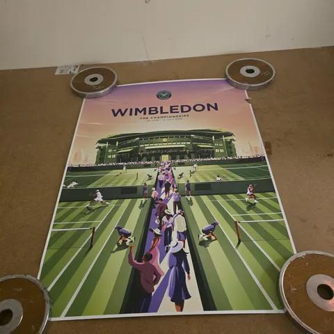 WIMBLEDON THE 2026 OFFICIAL POSTER IN TUBE