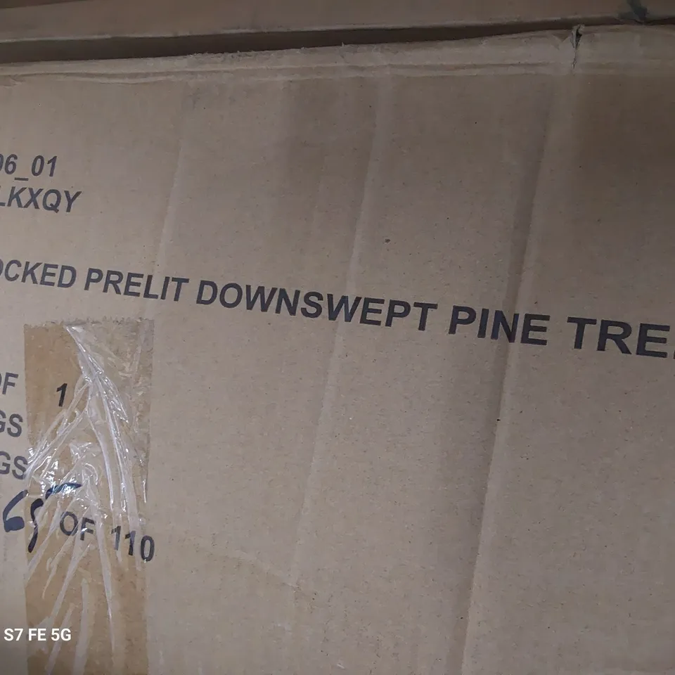 TWO BOXED GRADE 1 ARTIFICIAL CHRISTMAS TREES, 