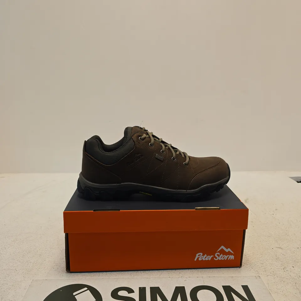 PETER STORM MEN'S HIKING SHOE – BROWN, UK 9