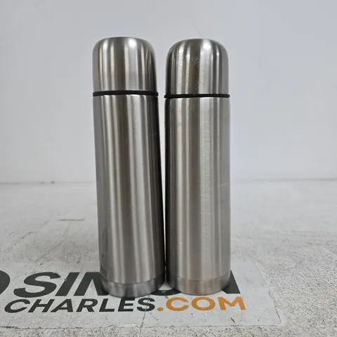 SET OF 2 500ML TRAVEL FLASKS
