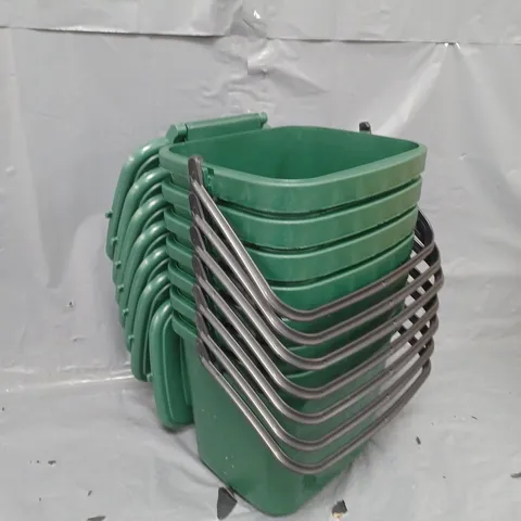 6X ALLGREEN KITCHEN CADDY 7L GREEN - COLLECTION ONLY