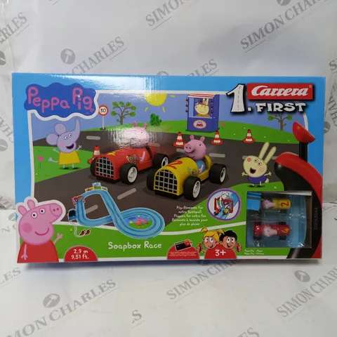 BOXED PEPPA PIG SOAPBOX RACE