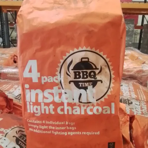 PALLET CONTAINING APPROXIMATELY 100 BRAND NEW BARBECUE CHARCOAL BRIQUETTE BAGS