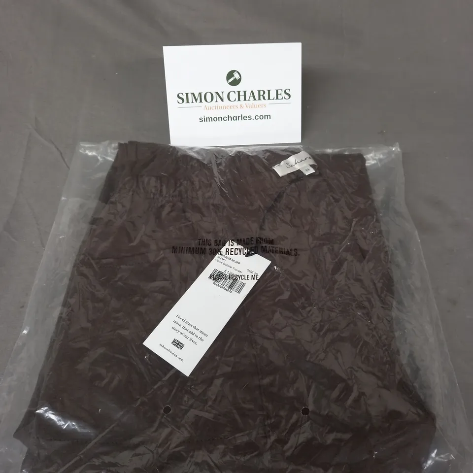 SEALED SAHARA LONDON PONTE BUBBLE TROUSER IN KHAKI SIZE 2R