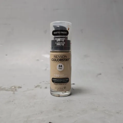 BOXED OF APPROXIMATELY 35 REVLON COLORSTAY LIGHT COVER FOUNDATION 150 BUFF