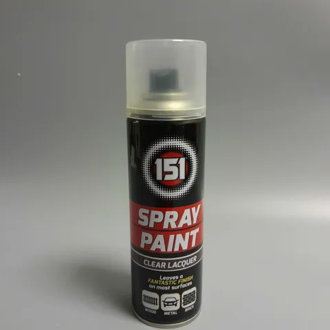 APPROXIMATELY TWELVE 151 SPRAY PAINT 250ML - CLEAR LACQUER