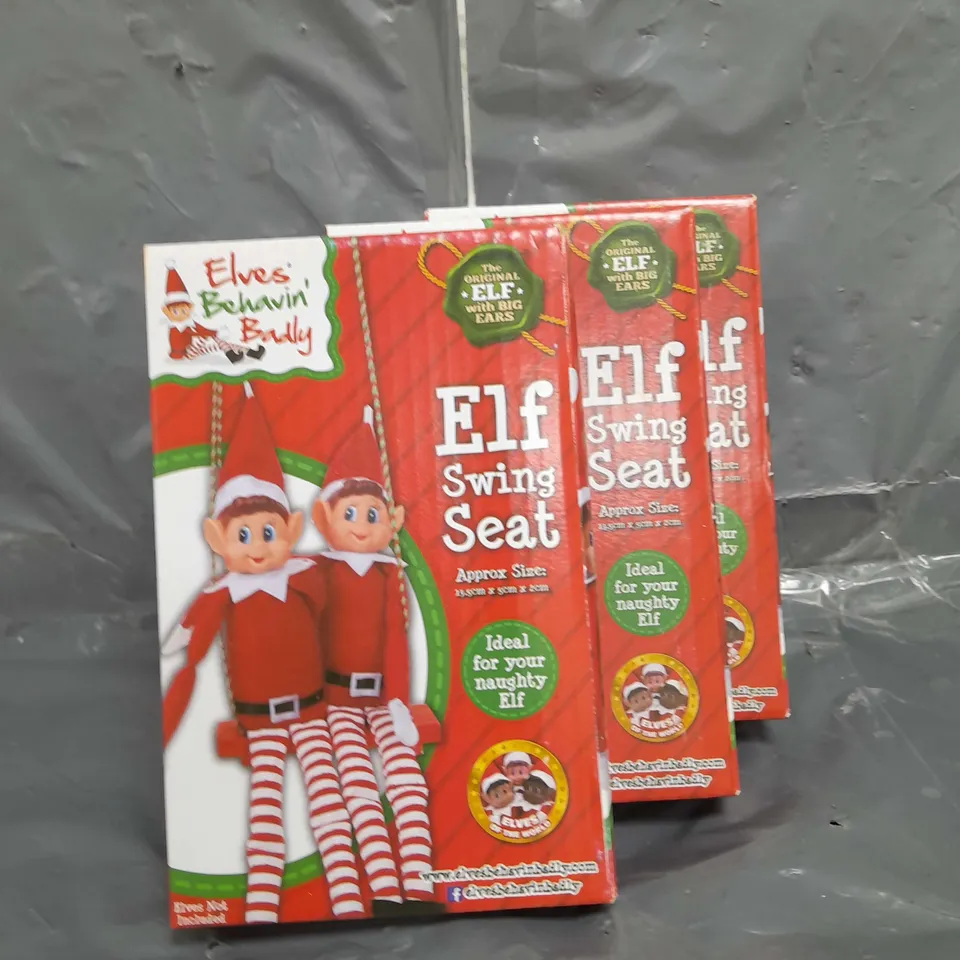 BOX OF ASSORTED POLYSTONE ‘ELF SWING’