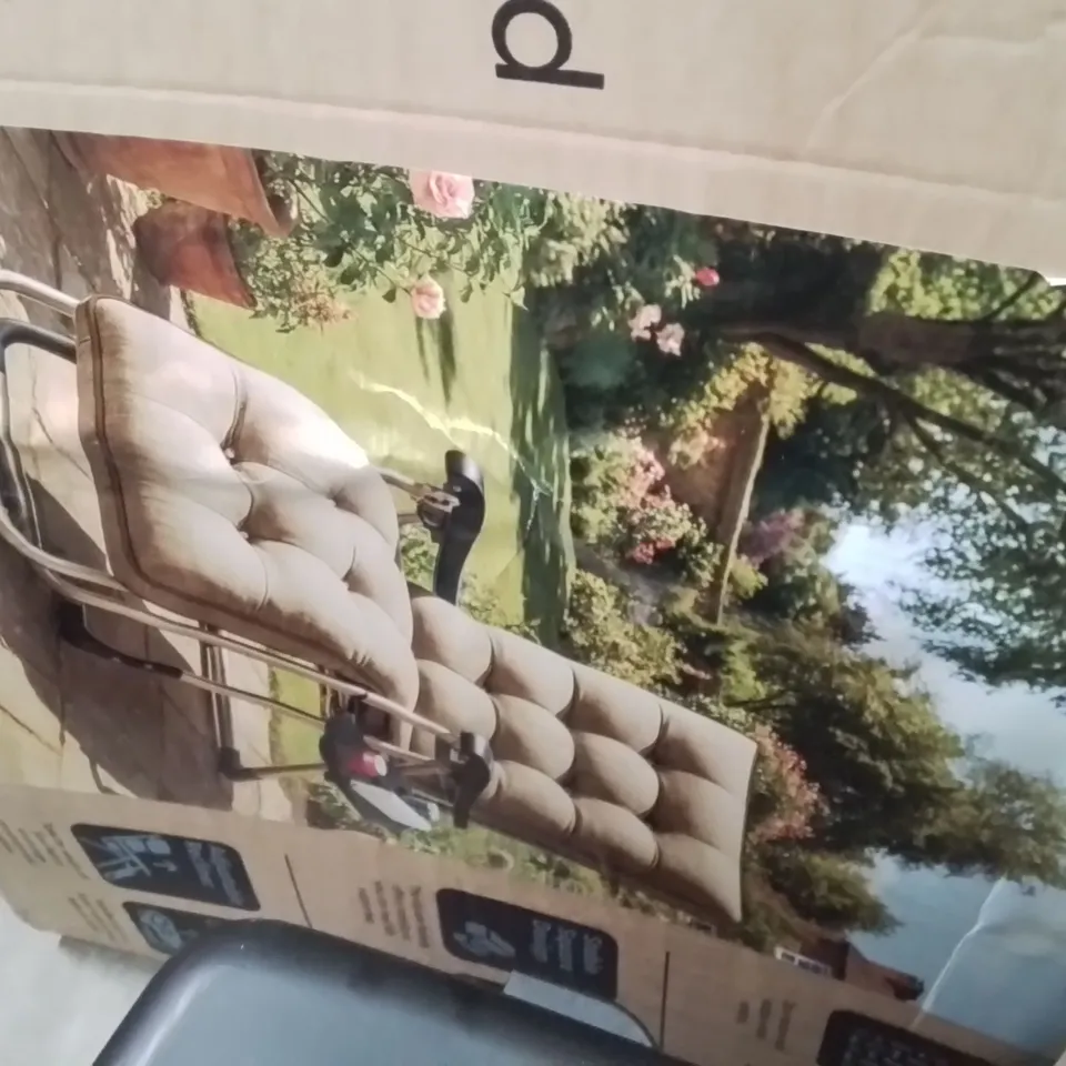 BOXED KEPLIN PACK OF 1 CUSHIONED GRAVITY CHAIR BEIGE