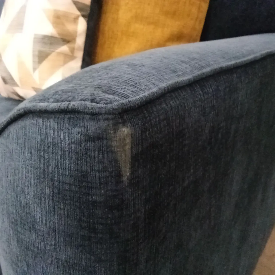 KALUNA FABRIC 2 SEATER SOFA - NAVY RRP £1249