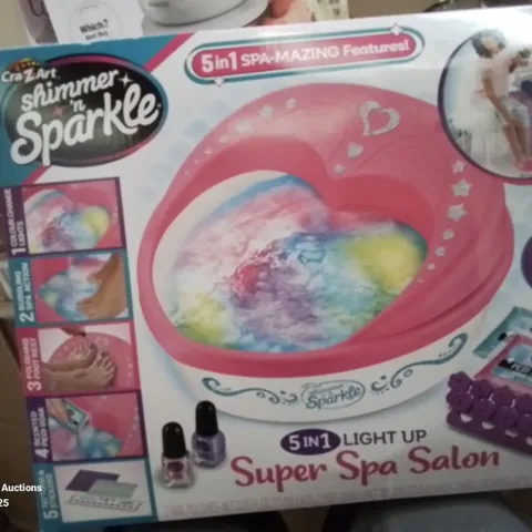 SHIMMER N SPARKLE 5 IN 1 LIGHT UP SUPER SPA SALON