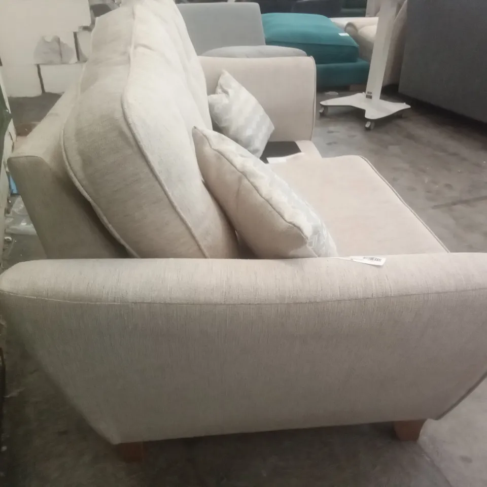 2 SEATER SOFA - CREAM FABRIC