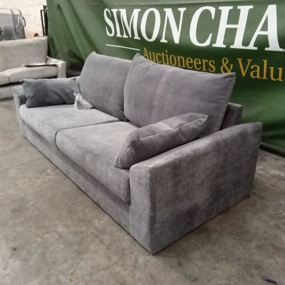 BARCELONA 3 SEATER SOFA - GREY RRP £629