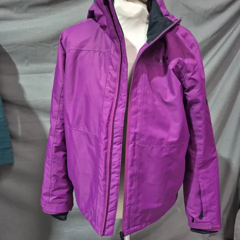 TOG24 PURPLE KIDS' JACKET, SIZE 164CM