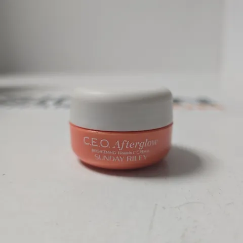 SUNDAY RILEY C.E.O. AFTERGLOW BRIGHTENING VITAMIN C CREAM – JAR