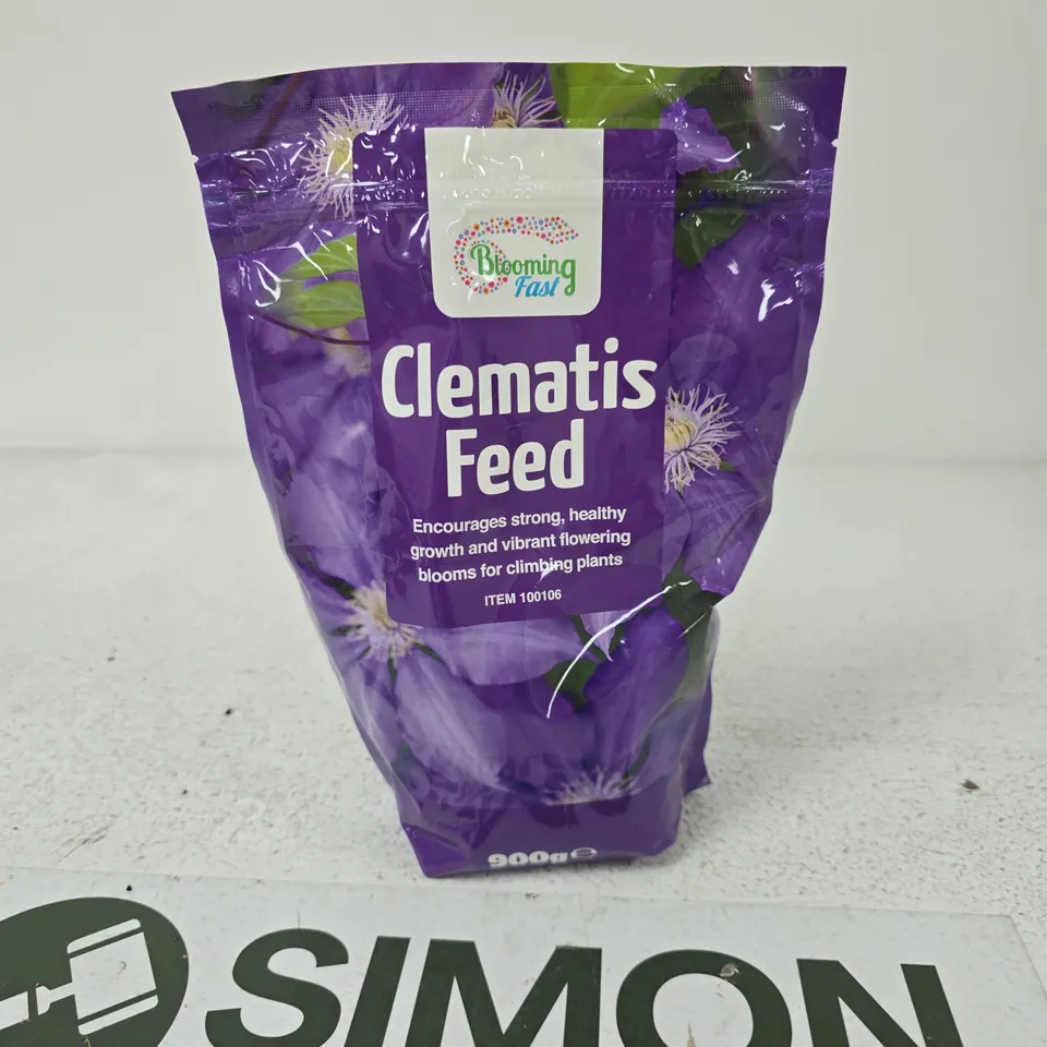 BLOOMING FAST CLEMATIS FEED – 900G GARDEN FERTILISER