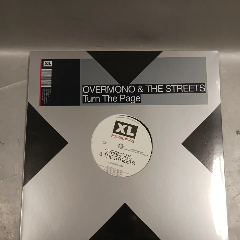 SEALED OVERMONO & THE STREETS TURN THE PAGE VINYL 