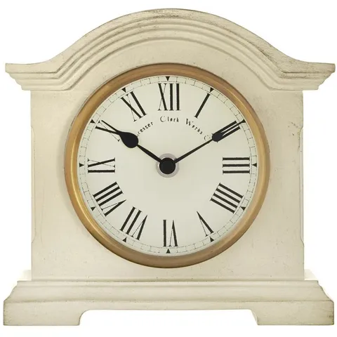 BOXED FALKENBURGH ANALOGUE QUARTZ TABLETOP CLOCK