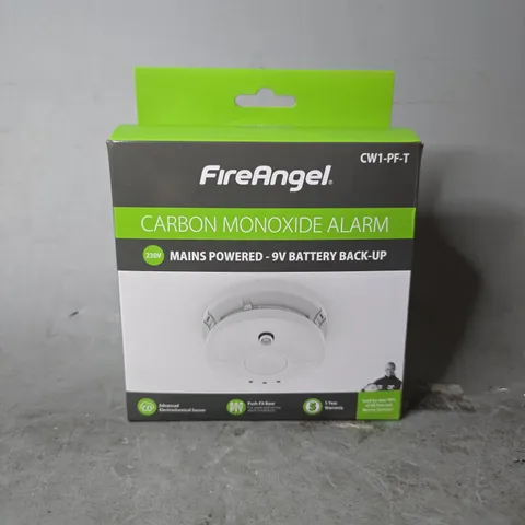 BOXED FIRE ANGEL CARBON MONOXIDE ALARM