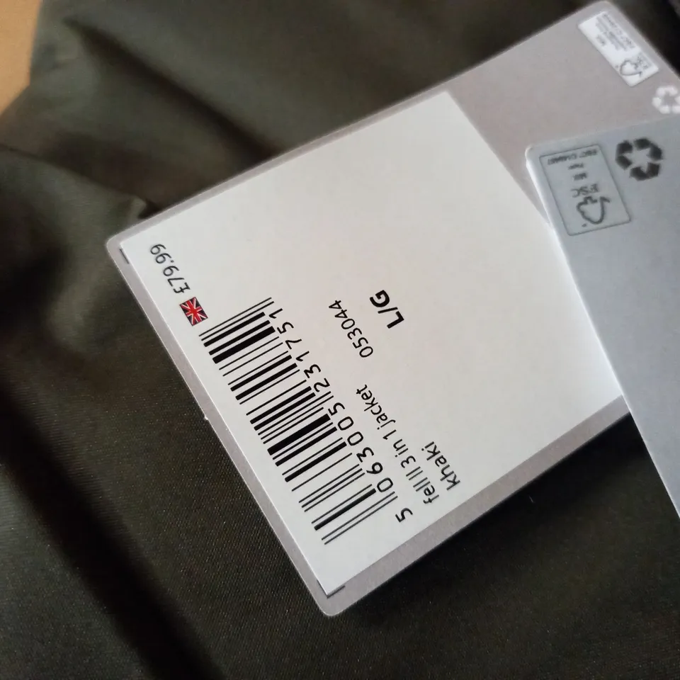 MOUNTAIN WAREHOUSE FELL 3IN1 COAT IN KHAKI - L/G