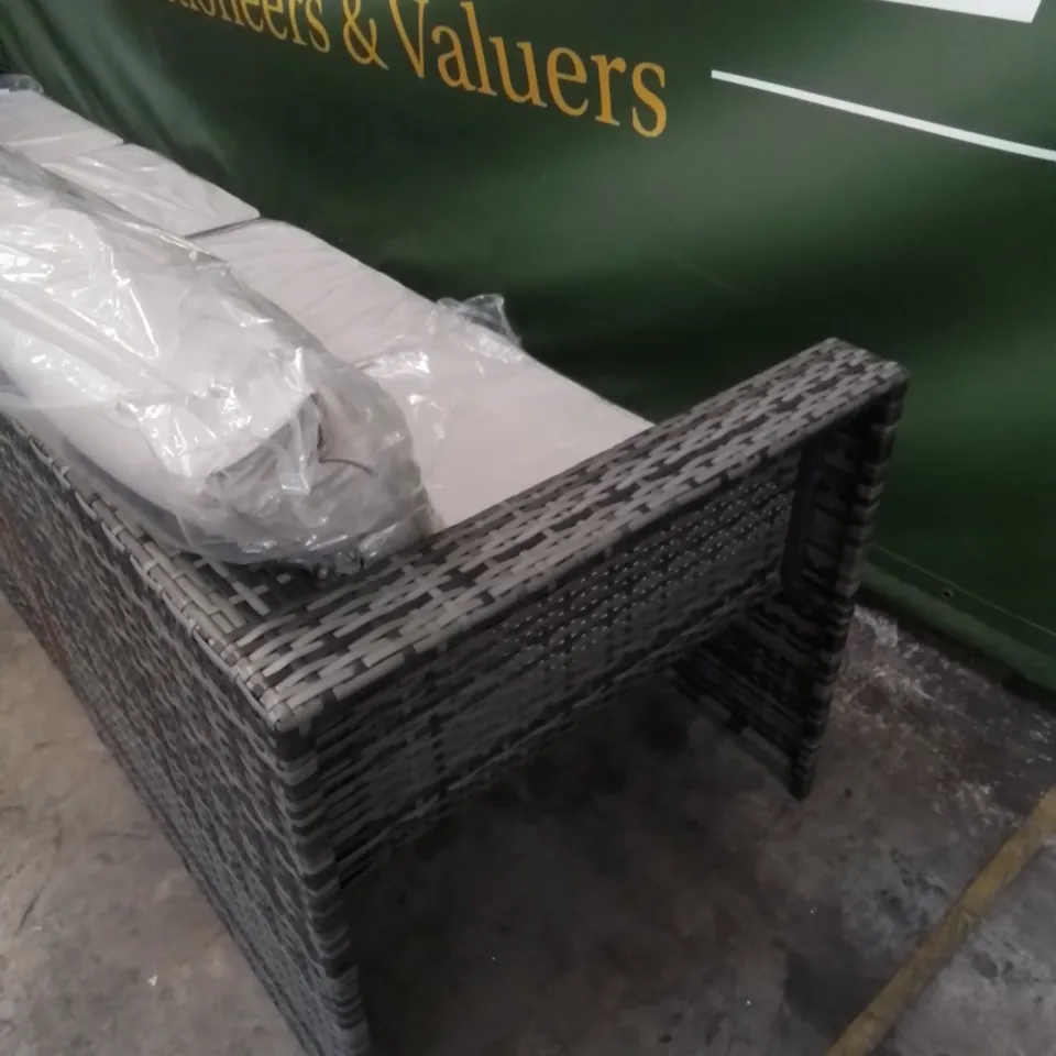 BOXED LINEA 7 PIECE RATTAN SET WITH PE COVER     
