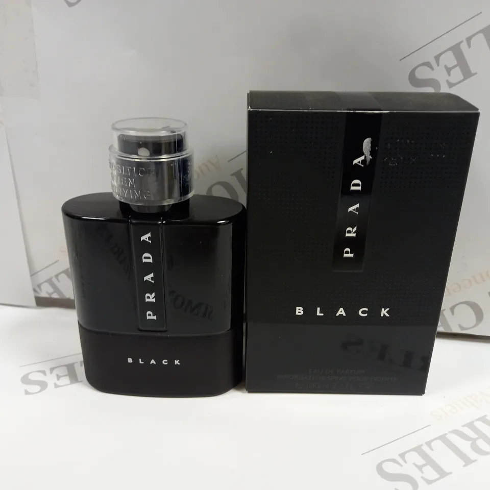 BOXED PRADA LUNA ROSSA BLACK EAU DE PARFUM - 100ML