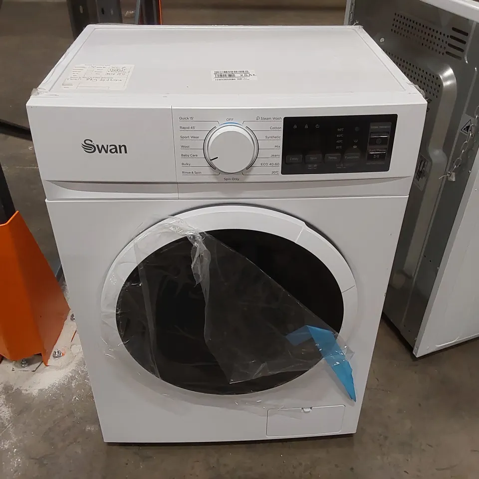 SWAN 8KG LOAD, 1400 SPIN FREESTANDING WASHING MACHINE - WHITE