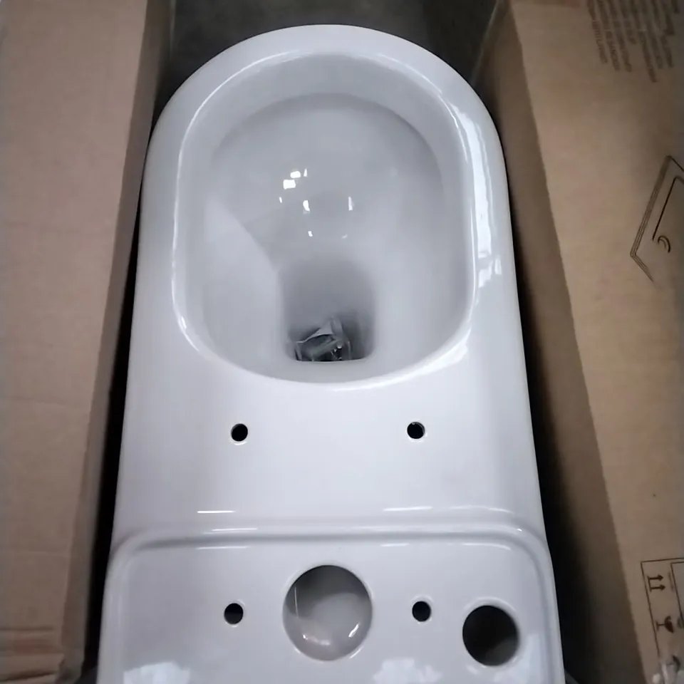 DESIGNER WHITE TOILET BASE