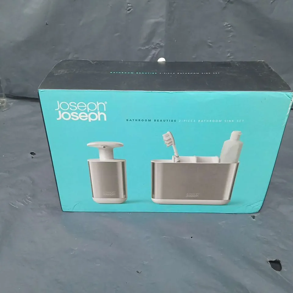 JOSEPH JOSEPH TWO PIECE BATHROOM SINK SET 