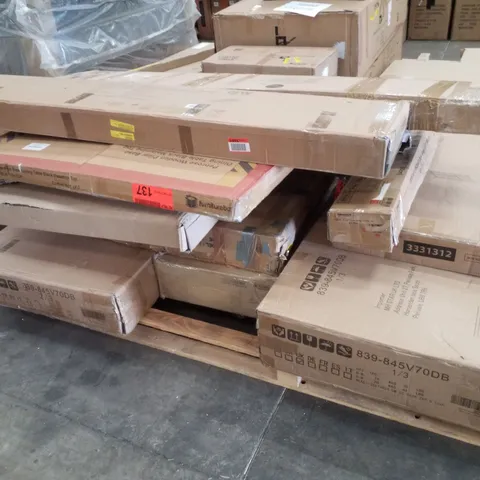 PALLET CONTAINING ASSORTED FLATPACK FURNITURE PARTS