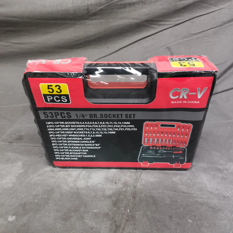 CR-V 53-PIECE 1/4 DRIVE SOCKET SET 