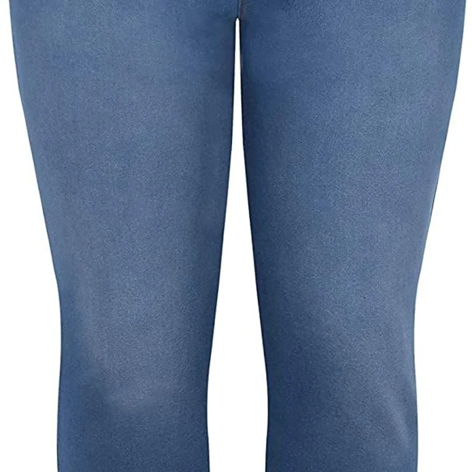 JENNY SUPER STRETCH, HIGH RISE, PULL-ON JEGGINGS - LIGHT DENIM - SIZE 20 RRP £21.99