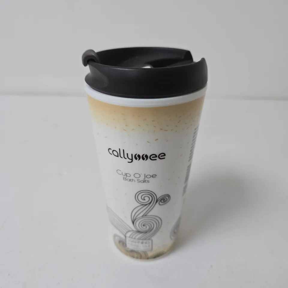 COLLYSSEE CUP O' JOE BATH SALTS IN CUP-SHAPED CONTAINER - USE BY 11/2025