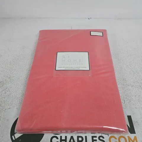 AT HOME COLLECTION SUPER KING DUVET COVER – PINK 