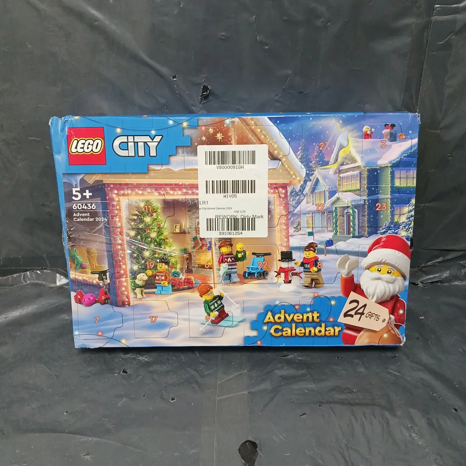 BOXED LEGO CITY ADVENT CALENDAR 2024 TOY SET 60436