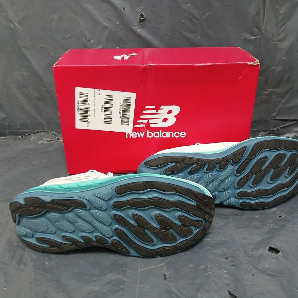 BOXED PAIR OF NEW BALANCE MEN'S RUNNING FRESH FOAM X VONGO V6 TRAINERS - MULTI - UK 7