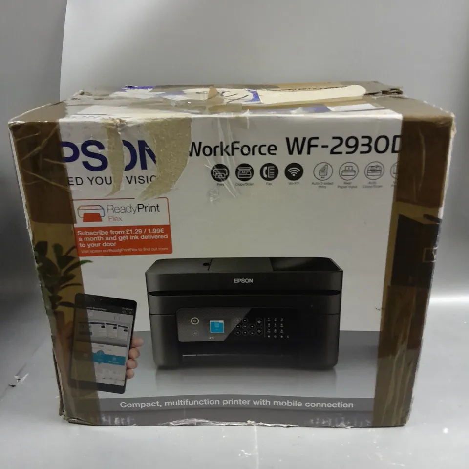 BOXED EPSON WF-2930DWF PRINTER IN BLACK