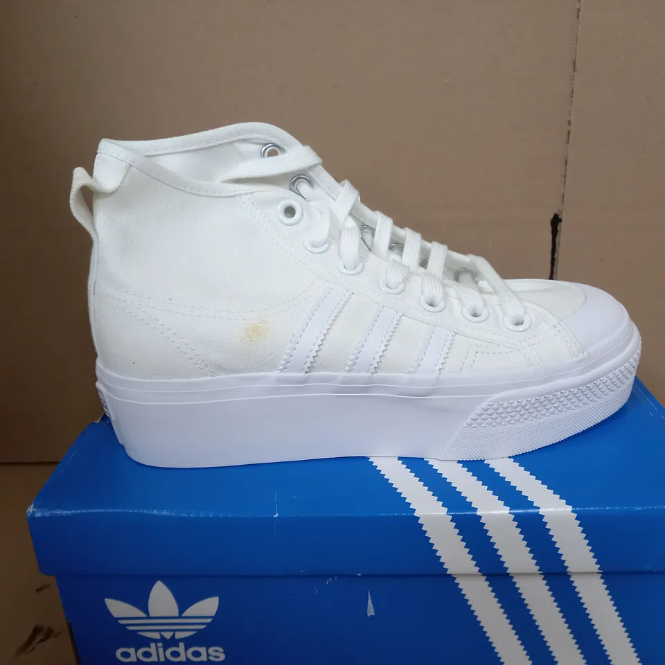 ADIDAS PLATFORM MID WOMENS TRAINERS - UK 4