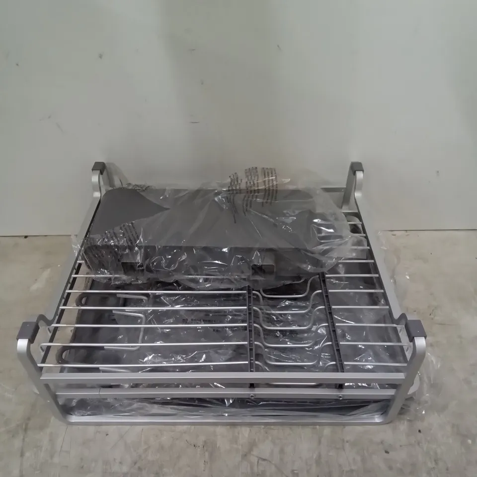BOXED KINGRACK DISH DRAINER - CHROME/GREY 