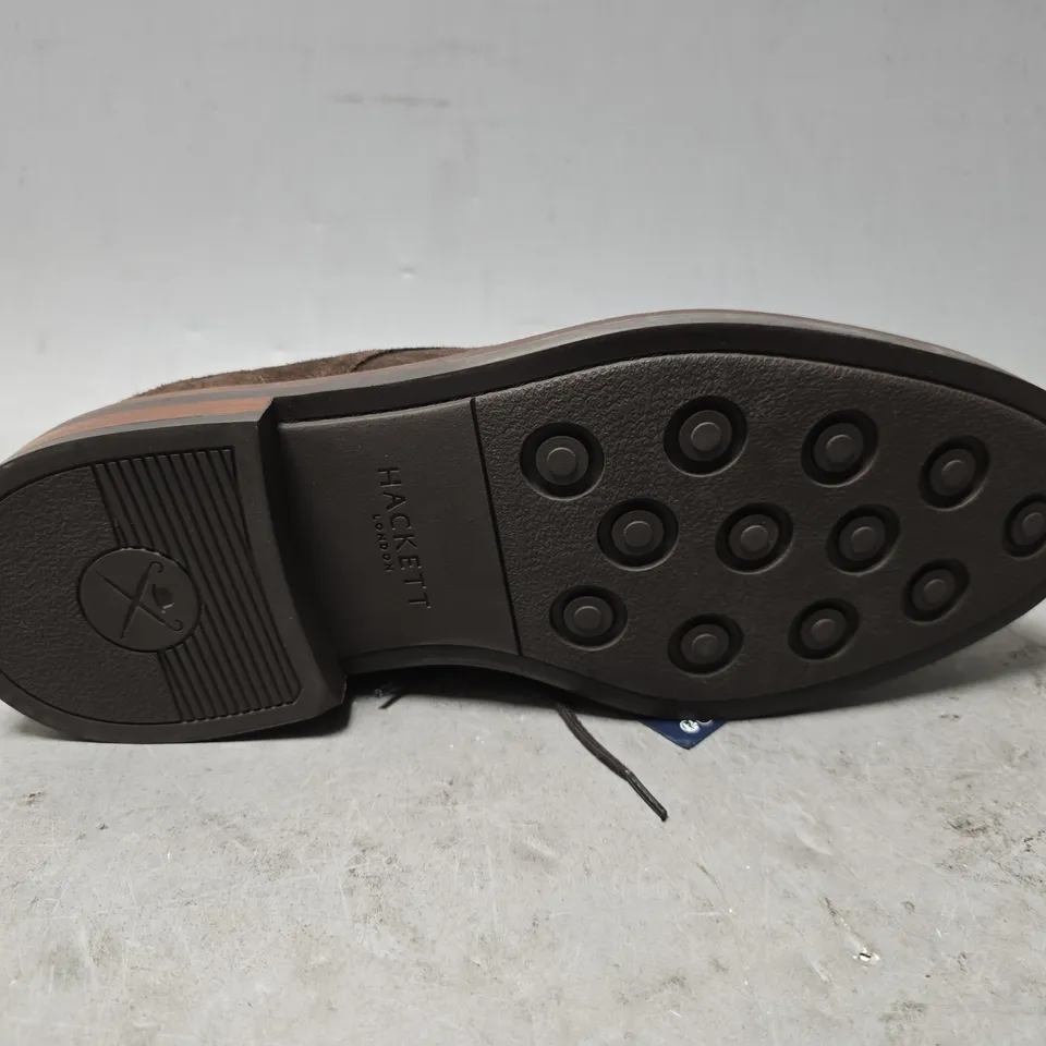 HACKETT LONDON EGMONT VELVET SHOE - SIZE 43