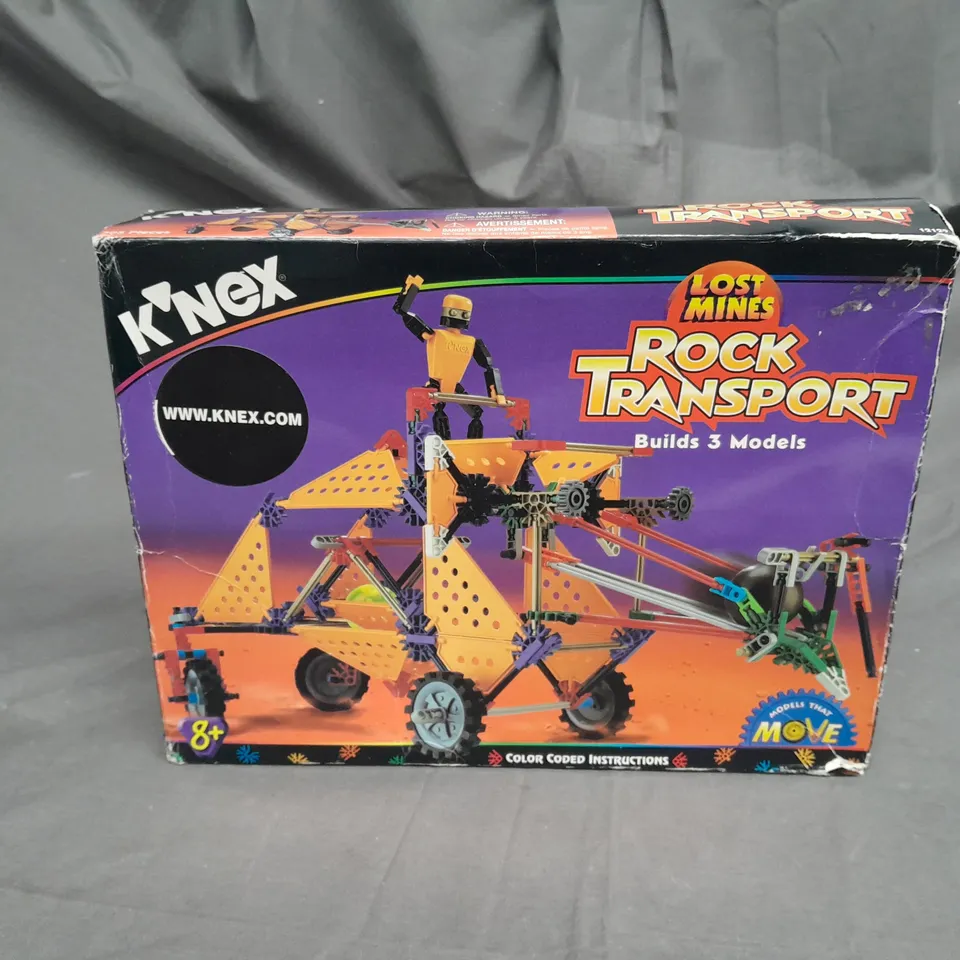 K'NEX LOST MINES ROCK TRANSPORT