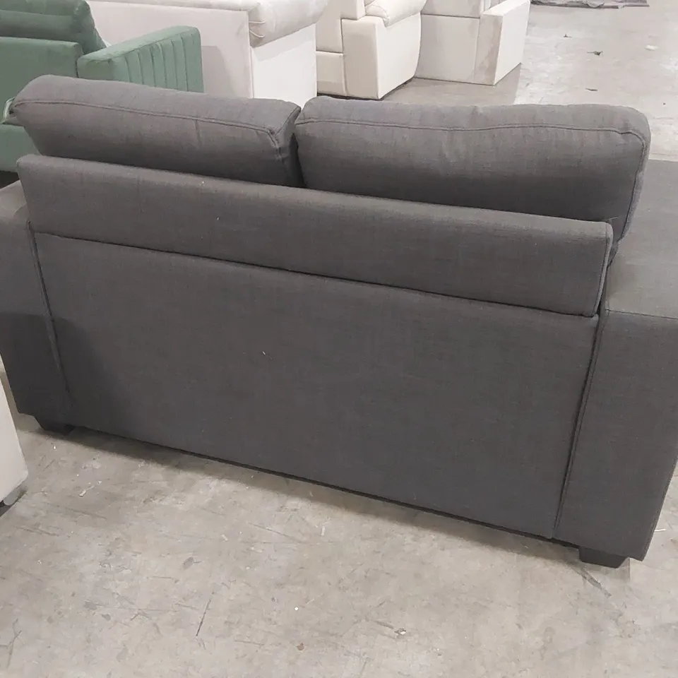 QUALITY DESIGNER 2-SEATER FABRIC UPHOLSTERED SOFA 