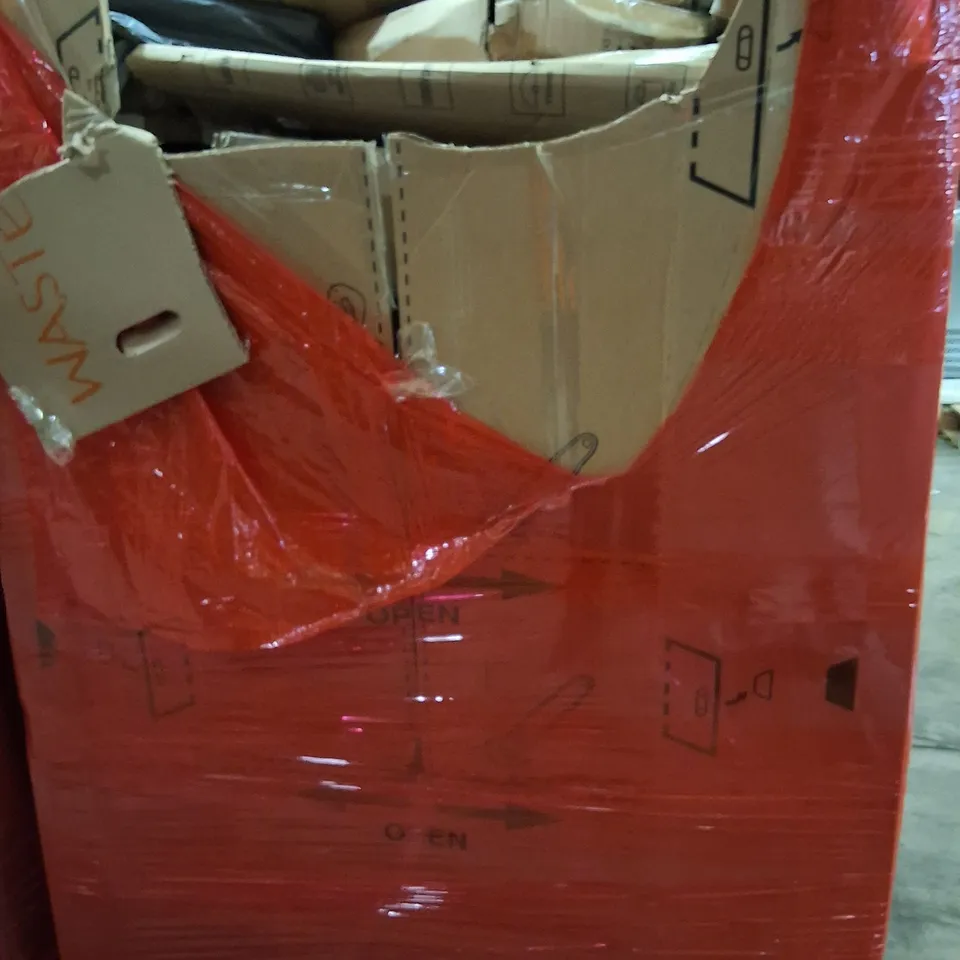 PALLET OF ASSORTED HOUSEHOLD GOODS AND PRODUCTS TO INCLUDE;HEDGE TRIMMER PULL UP BAR,WIG