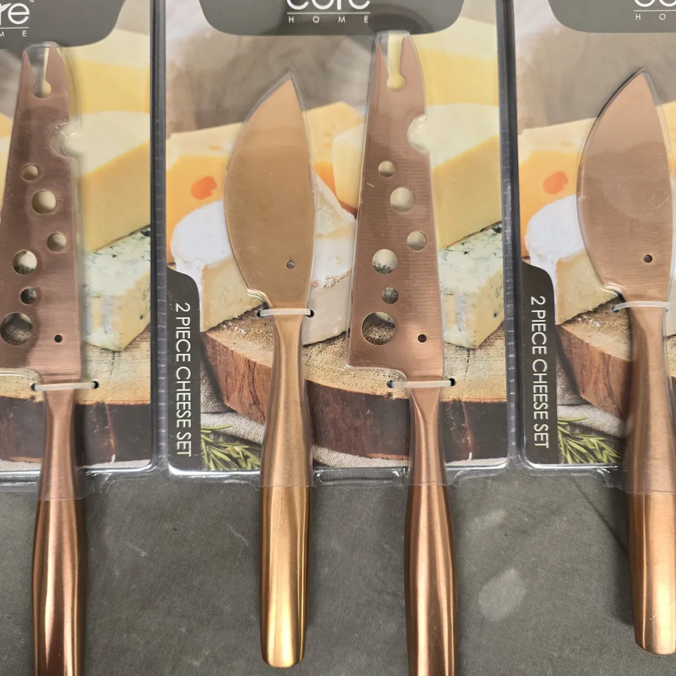 BOX OF CORE HOME CENTURY CHEESE KNIVES SETS