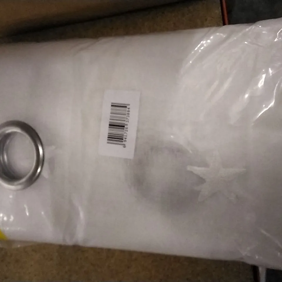 ELIGA TAB TOP SHEER CURTAINS COLOUR: WHITE, SIZE NOT SPECIFIED 