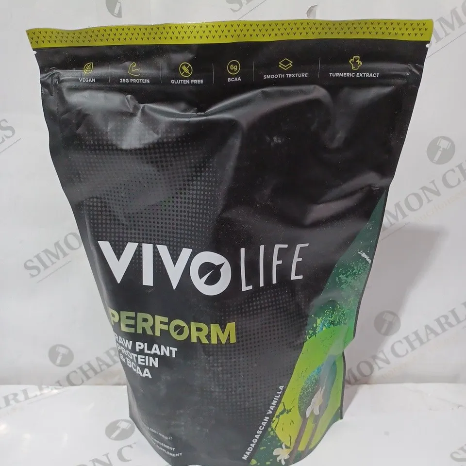 VIVO LIFE PERFORM RAW PLANT PROTEIN - VANILLA 