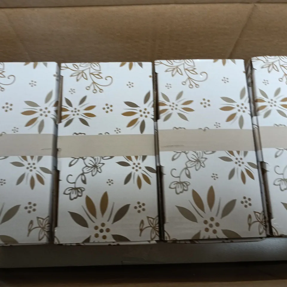 4 BOXED TEMP-TATIONS OLD WORLD PATTERNED CERAMIC MEAL MUGS